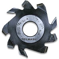 Фреза пазовая с подрезающими зубьями BELMASH 125х32х6 мм, с переходным кольцом 32/30мм в магазине Стандлер, фото